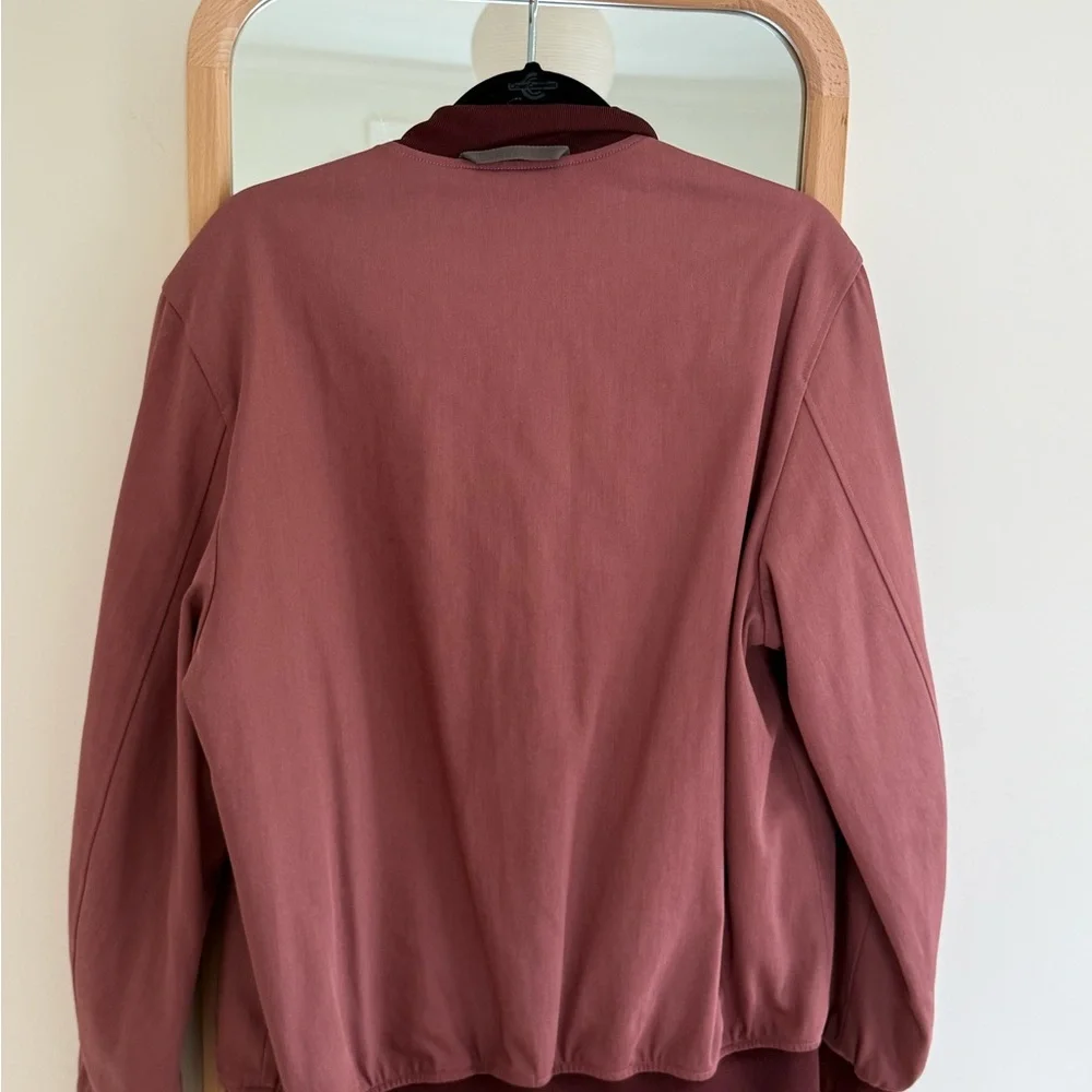 Reversible Burgundy Bomber Jacket - Picture 9 of 14